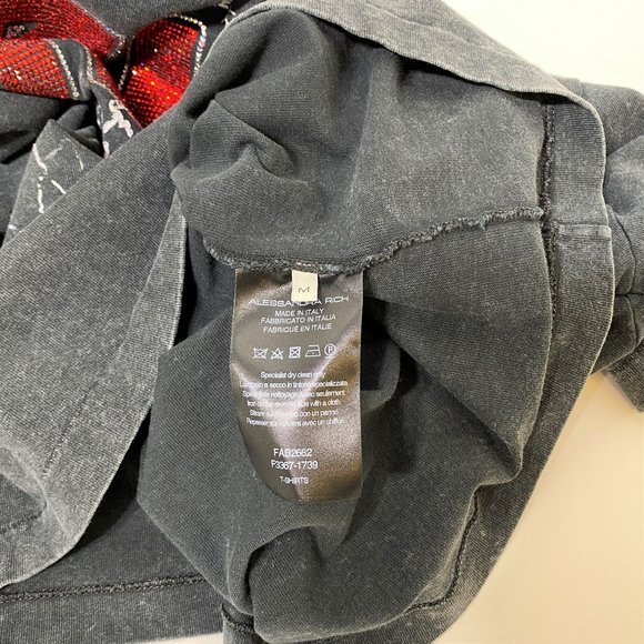 ALESSANDRA RICH Grey Anniversary 'Rich' Rock Tee - Picture 10 of 10